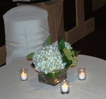 This final shot is of the hydrangea centerpiece created by Frampton 39s 